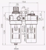 UNIDAD DE MANTENIMIENTO CUERPO ALUMINIO(10BAR) - Imagen 4