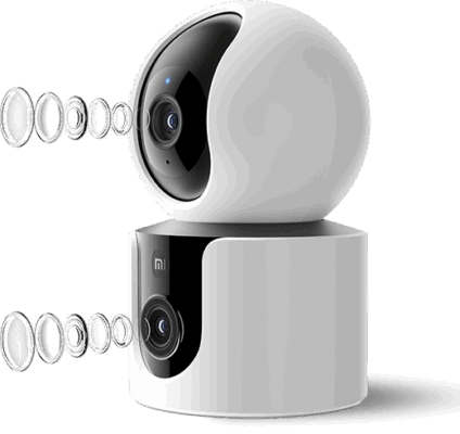 Xiaomi Smart Camara C300 Dual Giratorio 360° 2K, WiFi 6 - Imagen 2